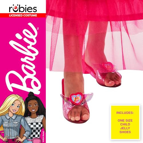 Rubie’s Barbie Jelly-Schuhe für Kinder, Kostüm für Kinder, Einheitsgröße