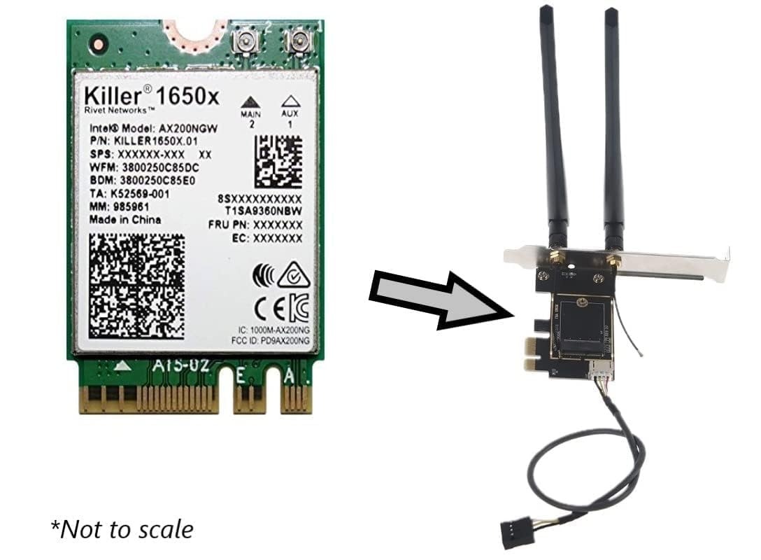 Amazon.com: AX1650x Killer Series Desktop Wi-Fi 6 Kit | 2.4 Gbps