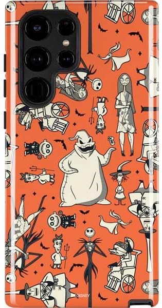 Skinit Pro Phone Case Compatible with Galaxy S22 Ultra - Officially Licensed Disney The Nightmare Before Christmas Character Pattern Print Design