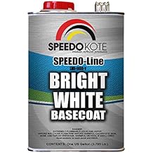 Speedokote Bright White Base coat 3.5 voc 50 state legal, One Gallon SMR-9800-V Basecoat