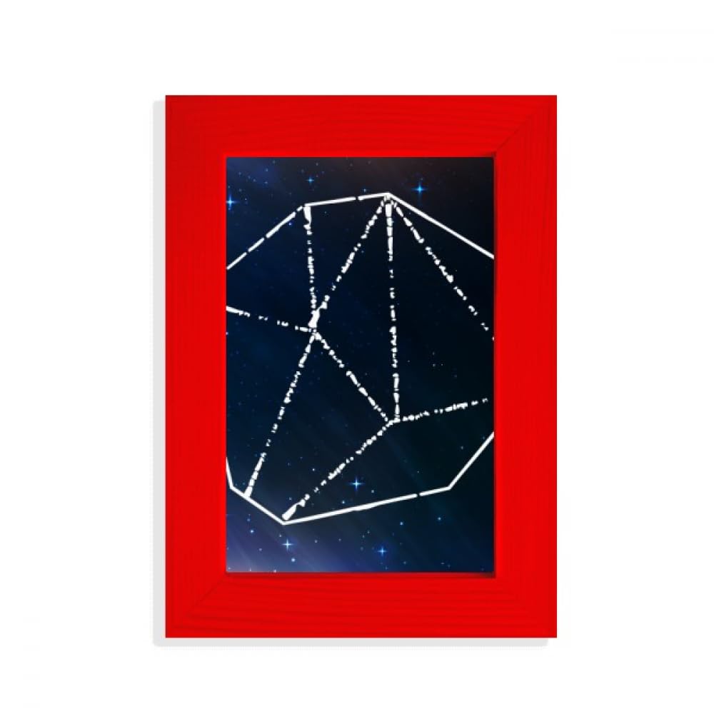 Cadre photo en cristal bleu ciel fantaisie étoile bleu objet décoration moderne maison