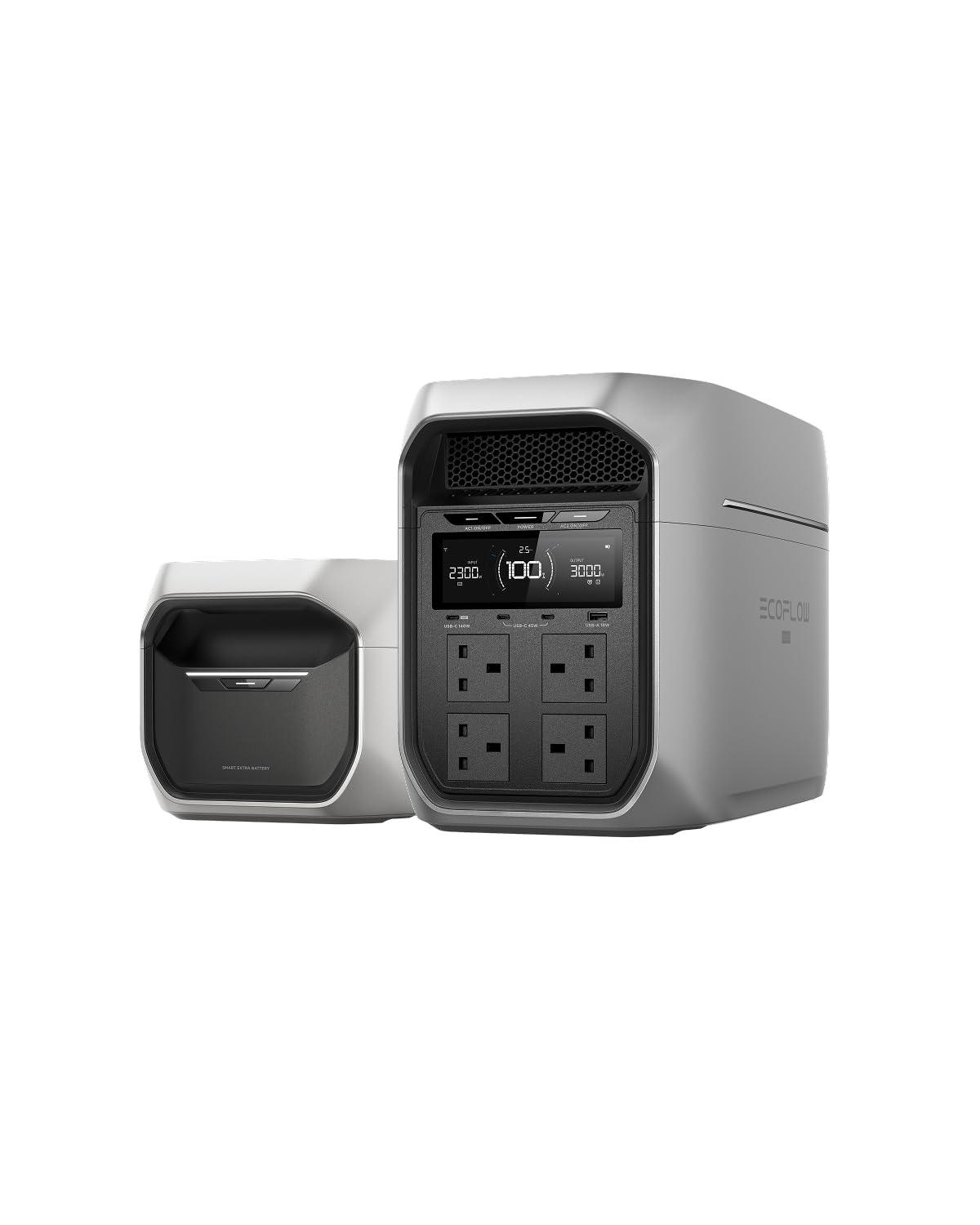 EF EcoFlow DELTA 3 Max Plus with Extra Battery, 4096Wh LFP Battery