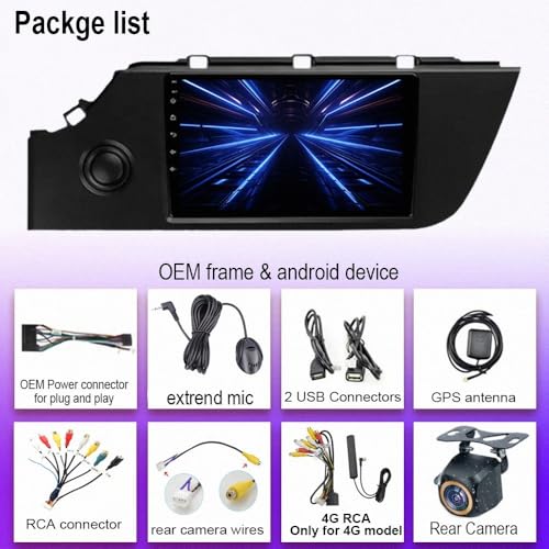 Pantalla de coche para Kia Rio 4 con Android Auto ideal para viajar conectado sin cables 7