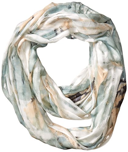 D&Y Women's Watercolor Floral Loop Scarf