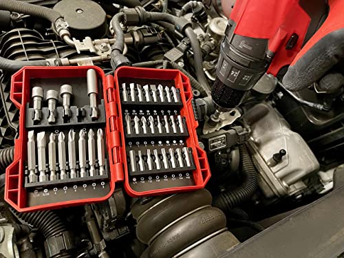 Keegan Tools 37-Piece Impact Screwdriver Bit Set, Nut Driver Set, Torx Bit Set, Tool Set, Screwdriver Set, Phillips, Slotted, Torx, Hex, Hardened Bits, 1 Inch And 2 Inch Bits #TOP6