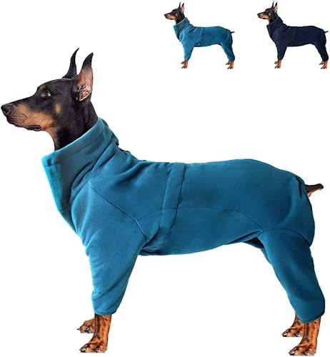 Sanswin Wintermantel Hund, Hundejacke Winterweste Hundemantel Winter Warme Jacke Weste für kleine Mittelgroße Hunde, Kuschelige Hundepullover Haltbarer mit Reißverschluss (XS,Blau) Cover