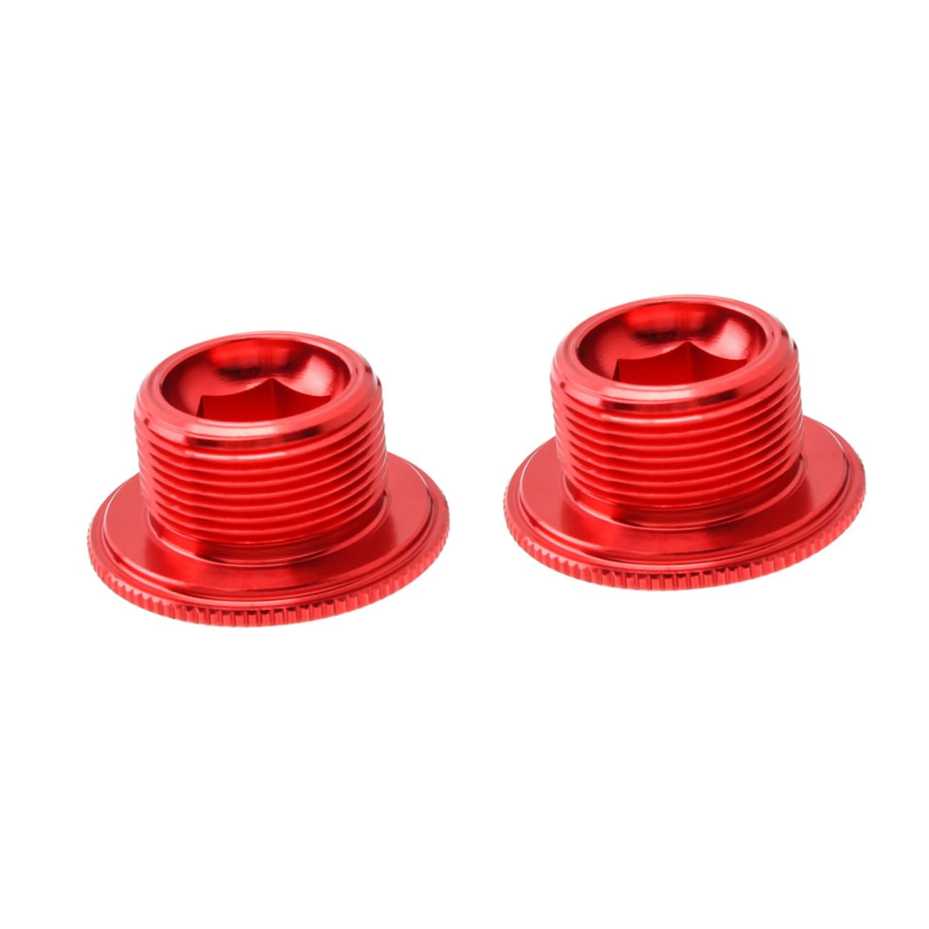 Parliky 2pcs Crank Cover Screw Wheel Bolts Wheel Nuts Se Bike Accessories Crank Arm Bolt Single Chainring Bolts Aluminum Alloy Black Cycling Crank Nut Screw for Mountain Bike Metal Pendant