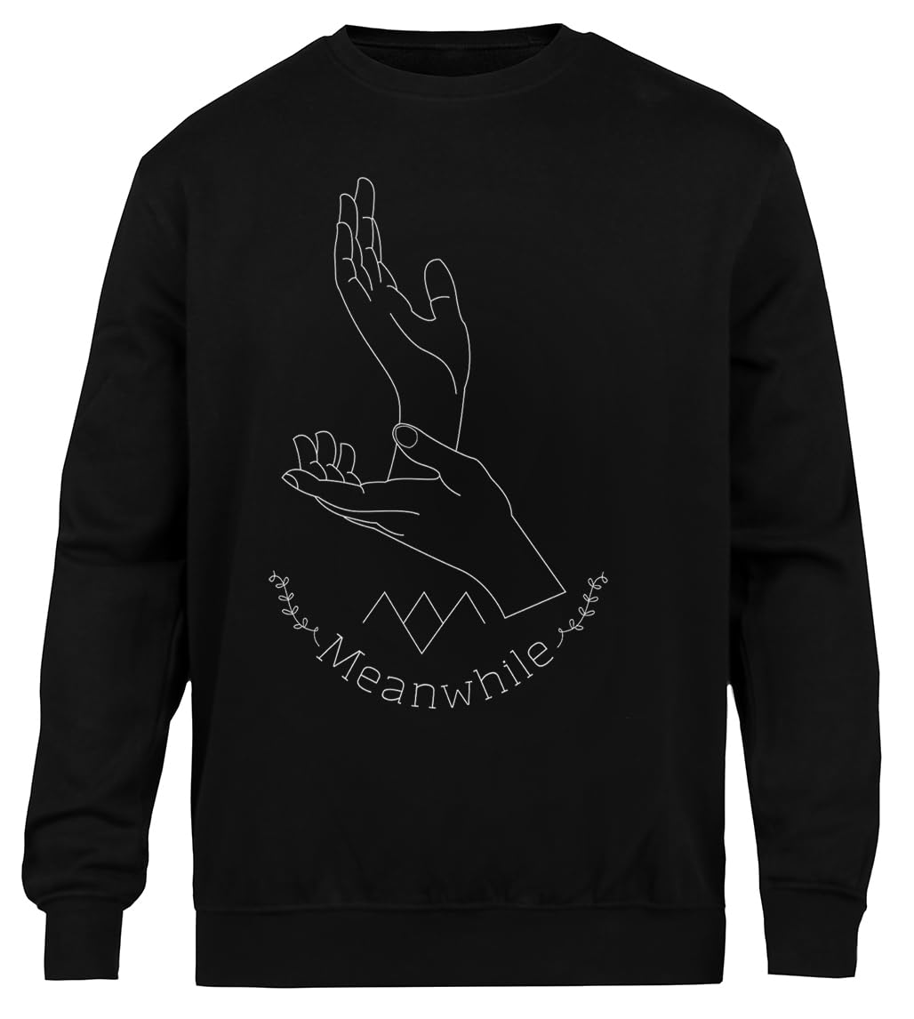 Twin Peaks Laura Palmer Tymczasem Ręce Unisex Czarny Sweter Ekologiczny Unisex Black Sweatshirt Eco-Friendly Crewneck