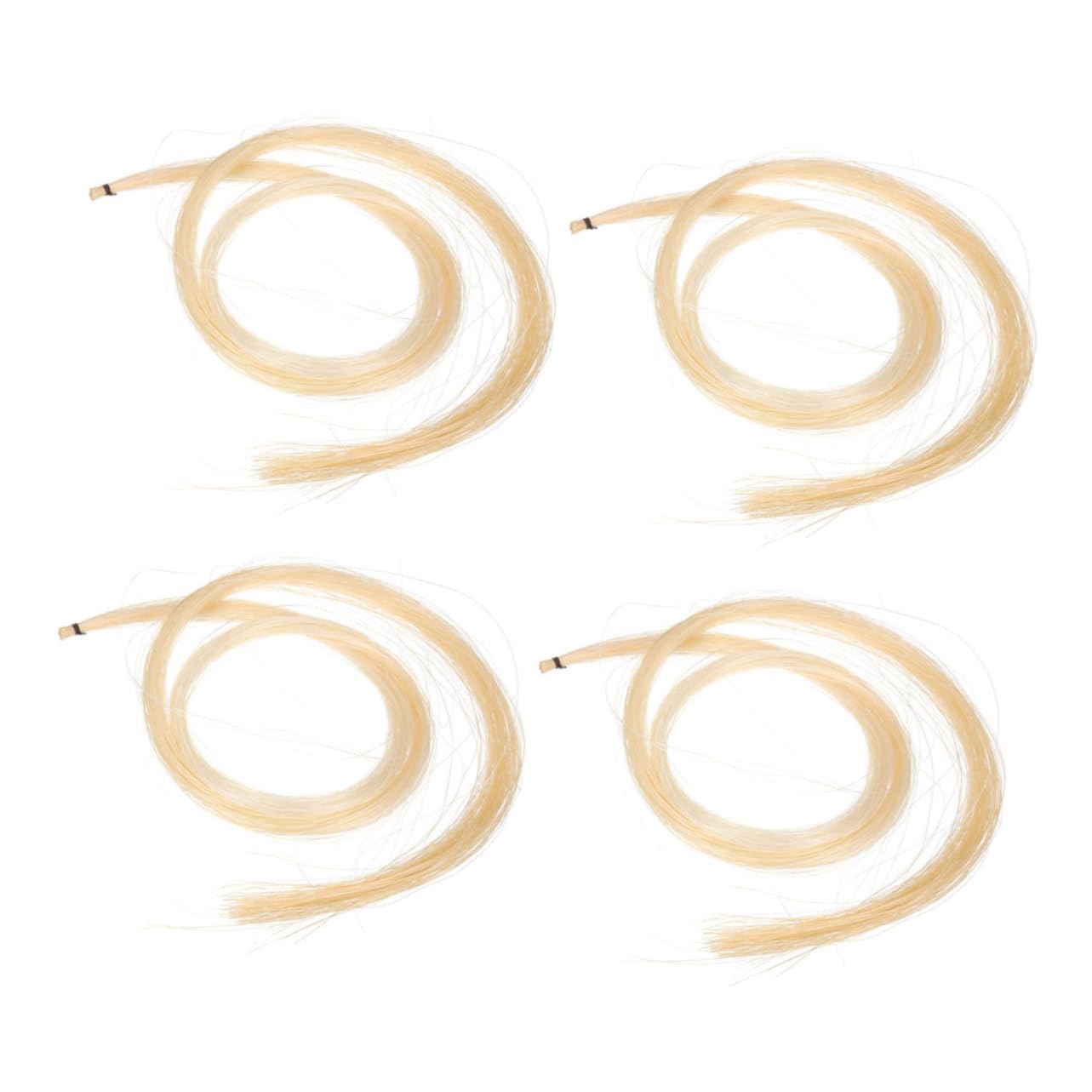 ibasenice 16piezas Pelo Para De Violín Accesorio Natural Para Reparación De Violines Para Casa y Escuela