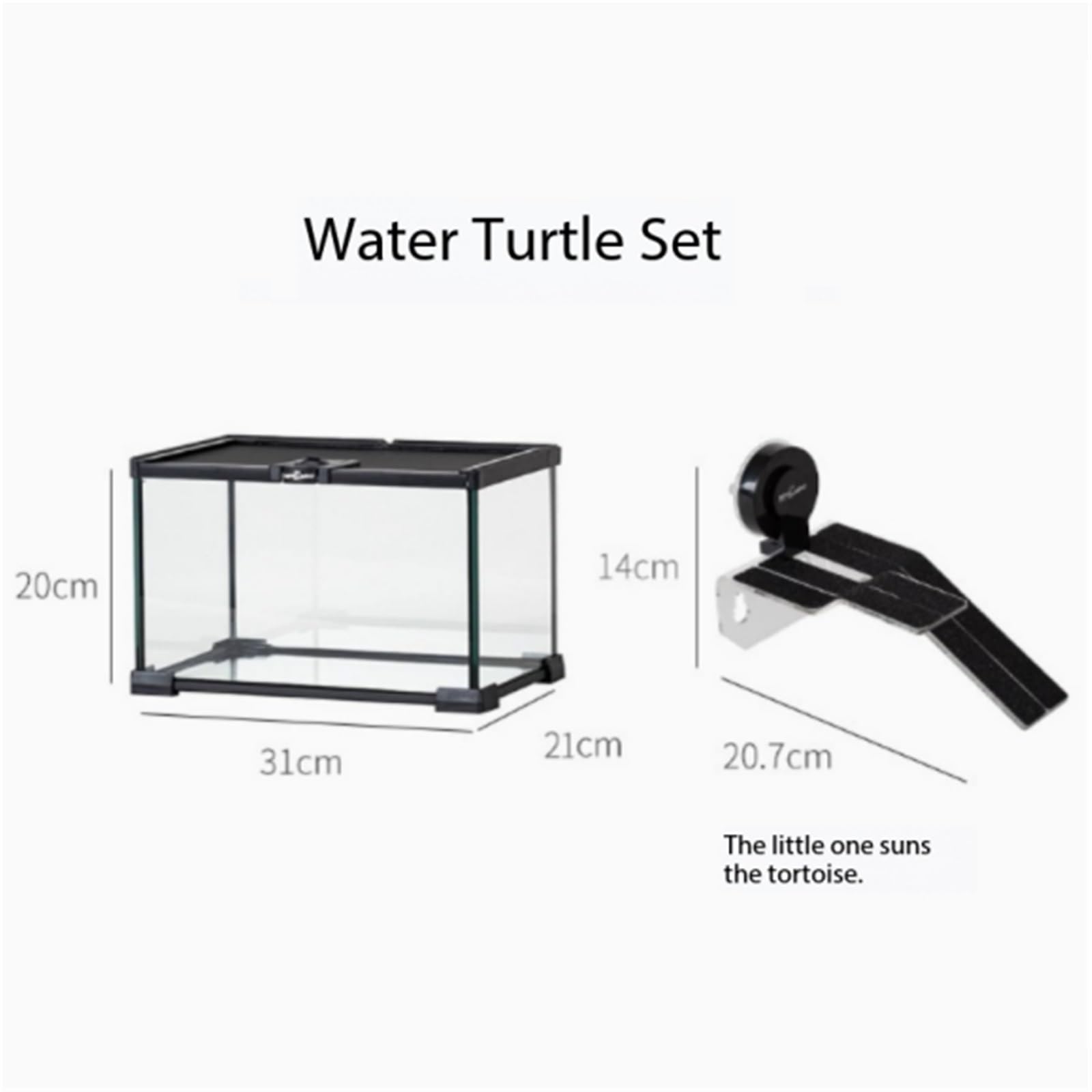 Aquarien Schildkrötenaufzuchtbecken Tiefwasserschildkröte aus Spezialglas mit Ablauflöchern