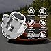 Dickno Aluminum Water Hose Fitting Kit, Car Engine Coolant Hose Fitting with Clamp, OEM 11537541992 11537544638, Hose Fitting Kit Replacement Compatible with 335i 335xi 135 330i 530xi (Silver)