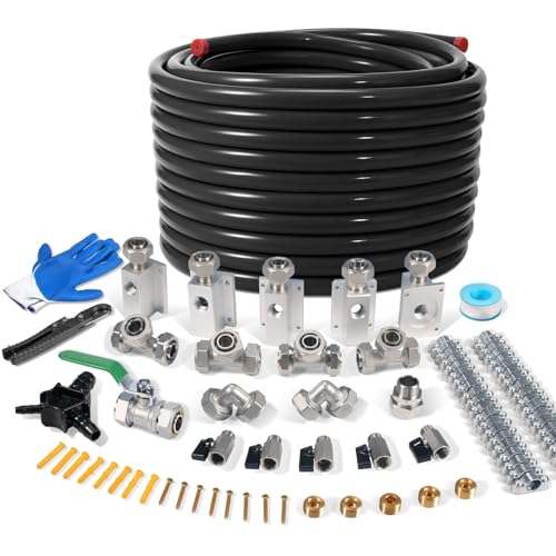 3/4 200 FT Shop Air Line Kit Rapid Air System 3/4 Inch Hdpe-Aluminum