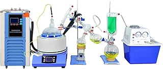HNZXIB 5L Short Path Distillation Kit with Cooling Chiller and Vacuum Pump