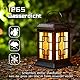 Solar Laterne für Draußen Gross LED Solarlampen With Two Working Modes Flackernde Flammen-Effekt/Warmes Licht IP65 Windlicht Outdoor,Solarleuchten für Deko (2Paket)