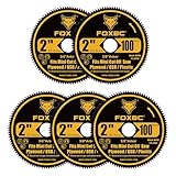 FOXBC 2 Inch HSS Saw Blade 100T for Mini High Speed Miter Cut Off Saw with 3/8