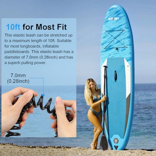 Supcost 10 Ft Surf Board Leash thumb #4