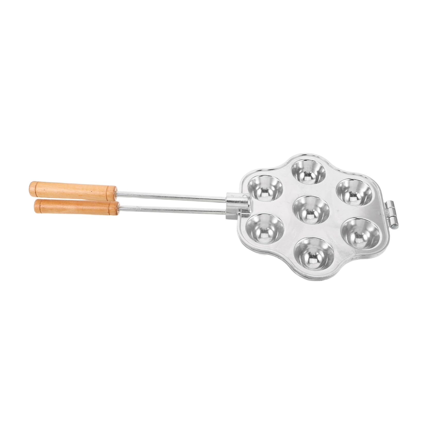 Mikinona Molde para hornear de huevo Mini moldes para pasteles Silver