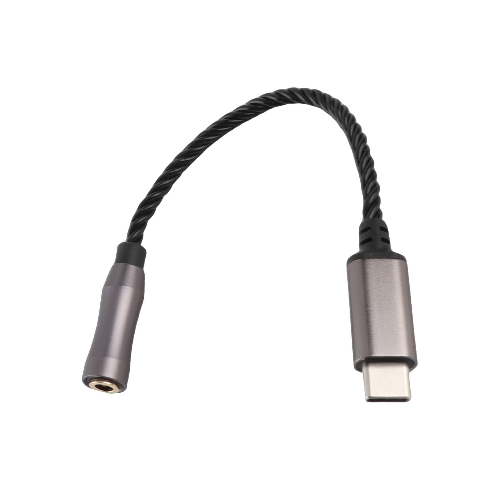 Adattatore USB C a 3.5mm Femmina con Amplificatore Integrato 120dB, Cavo Tipo C a Jack per Cuffie, Dongle da a 3.5mm , per PC, Smartphone, Tablet