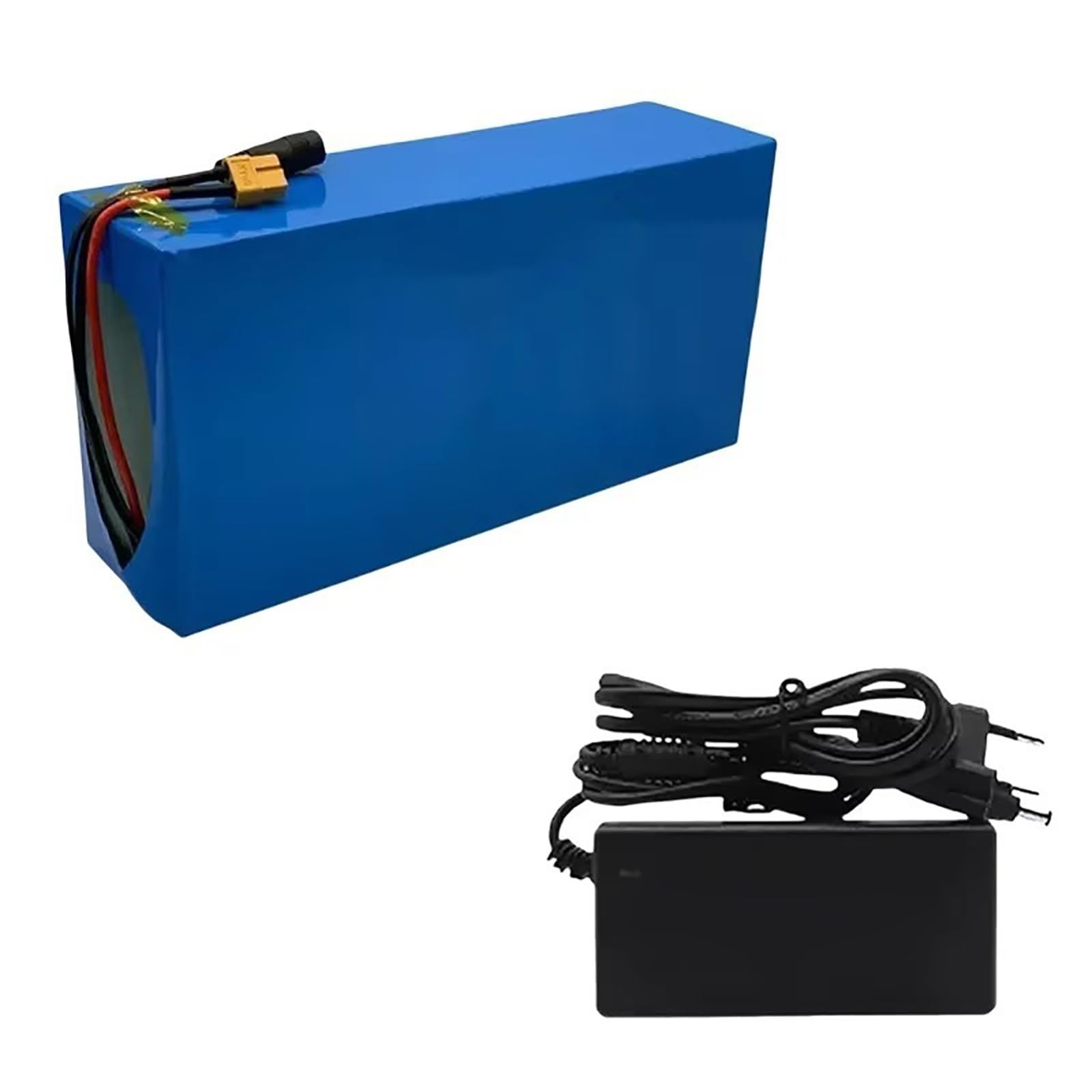 Batería de Litio de 48V 20Ah para Bicicleta eléctrica, batería Recargable de 48 voltios de Iones de Litio para Bicicleta eléctrica o Patinete eléctrico con Cargador 48V 20Ah,XT60+DC