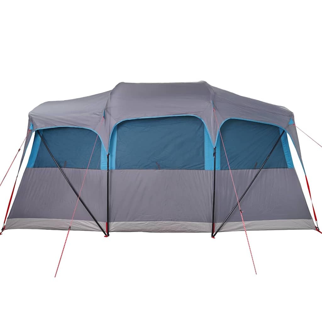 Tienda familiar impermeable gris y naranja 622 x 295 x 238 cm