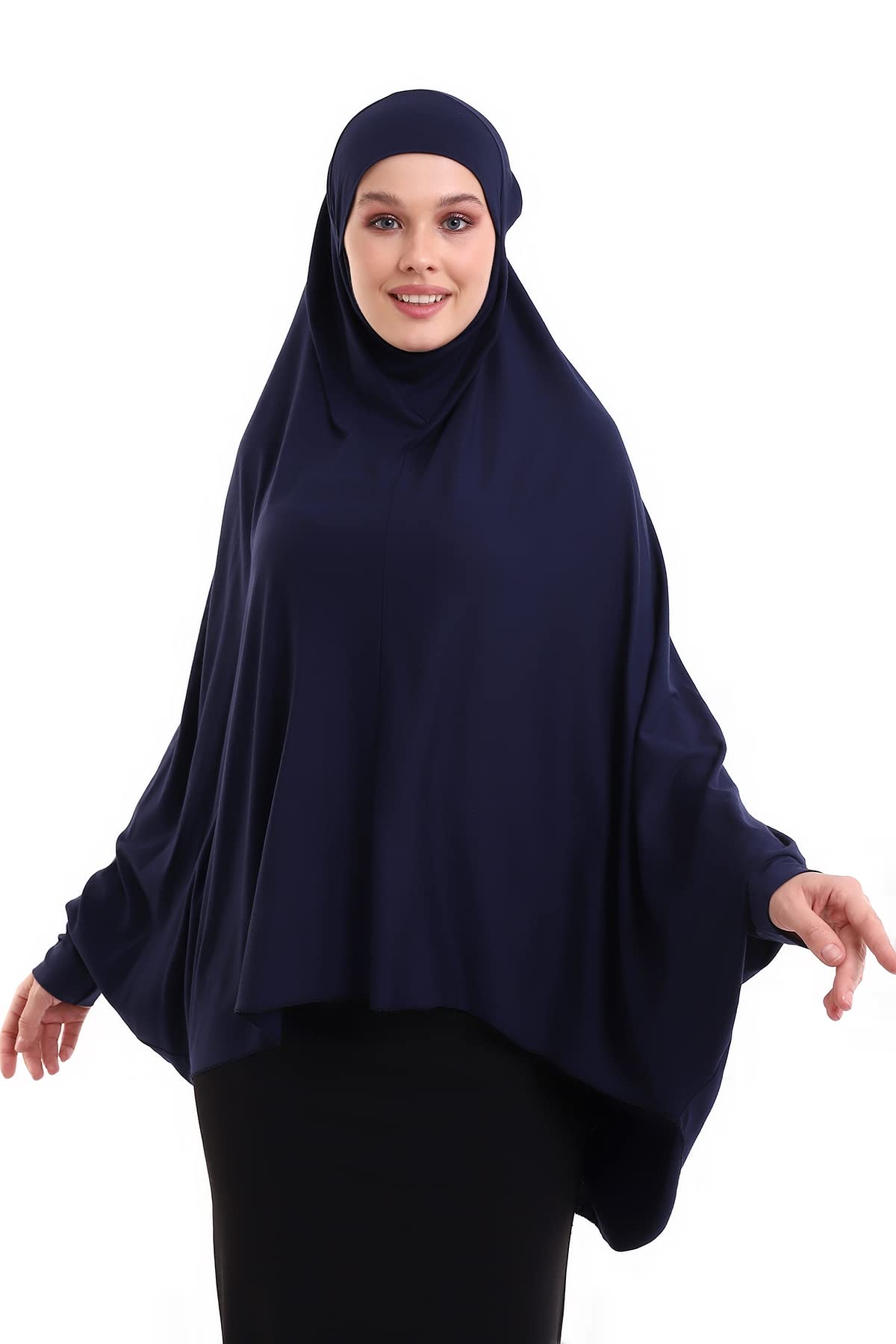 ihvan online, Frauen Muslim Hijab Cover, islamischer Khimar, lange Salah -Kleidung. Gebet Hijab für Frauen