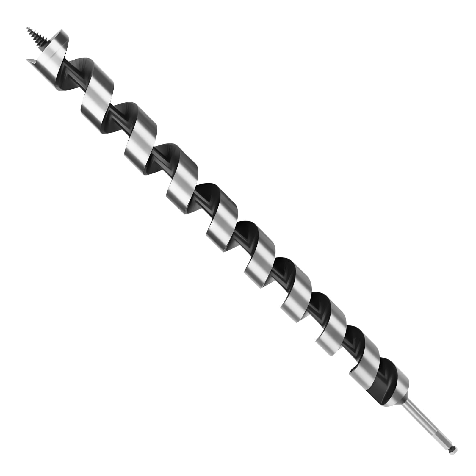 MOXPIFY Wood Auger Drill Bits, 40mm Timber Drill Bits 600mm Long Hex Shank, Extra Long Drill Bits Wood For Woodworking (40mm x 600mm) โ image 1