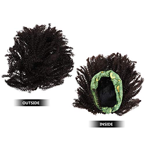 Lurrose Peruca Afro Encaracolada Curta Peruca Encaracolada Na Altura Dos Ombros Peruca Resistente Ao