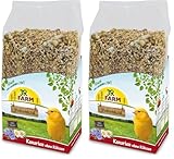 JR FARM Birds Individual Kanarien ohne Rübsen 1 kg (Packung mit 2)