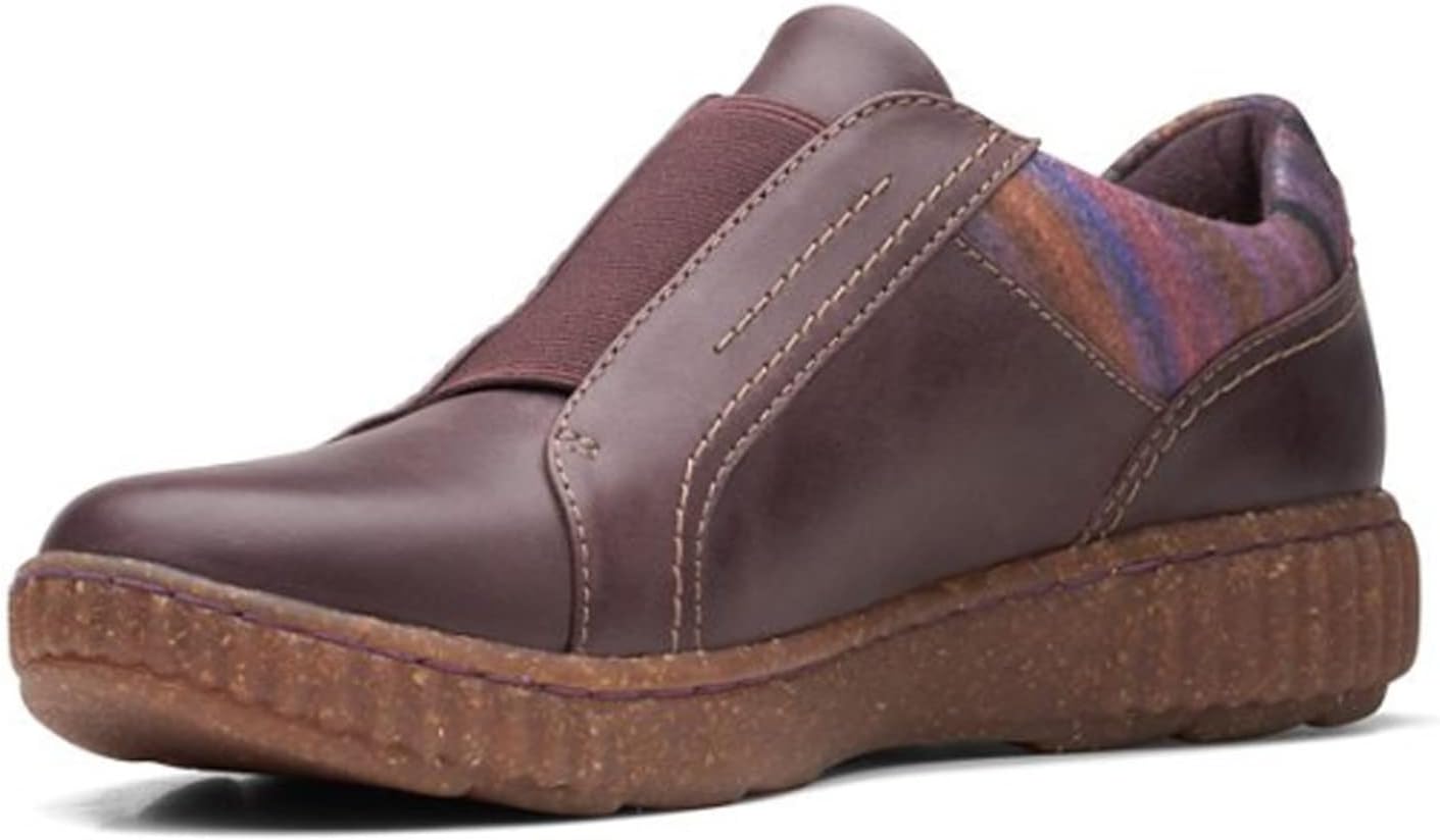 Clarks Caroline Cove Womens Slip On BM US Burgundy