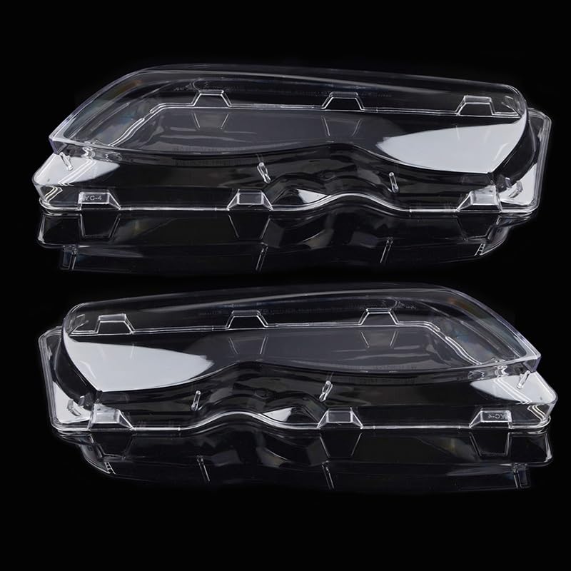 Couvercle phare pour Série 3 E46 Facelift 2002-2005 berline de remplacement transparent - 3