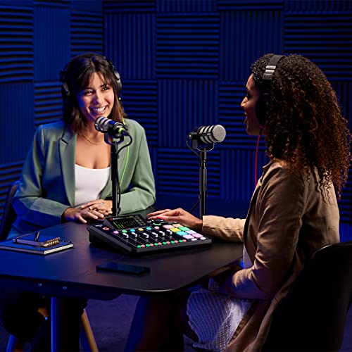 Image of Rode PodMic Dynamic Podcast Microphone with Gator GFW-MIC-0501 Desktop Mic Stand, XLR Cable and StreamEye Polishing Cloth