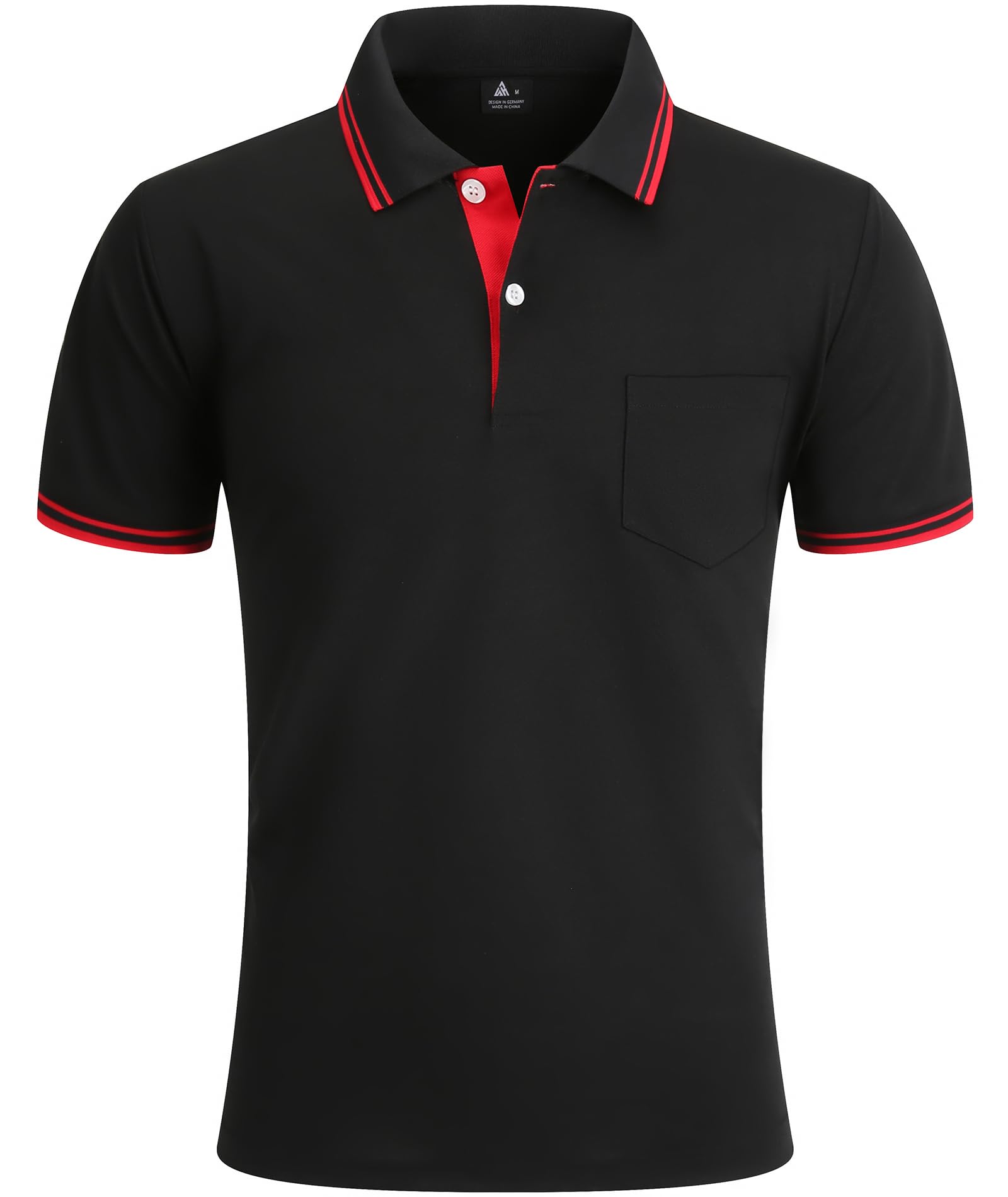 LLdress Polo Uomo Maniche Corte Polo da Golf Tennis T Shirt Leggera e Traspirante