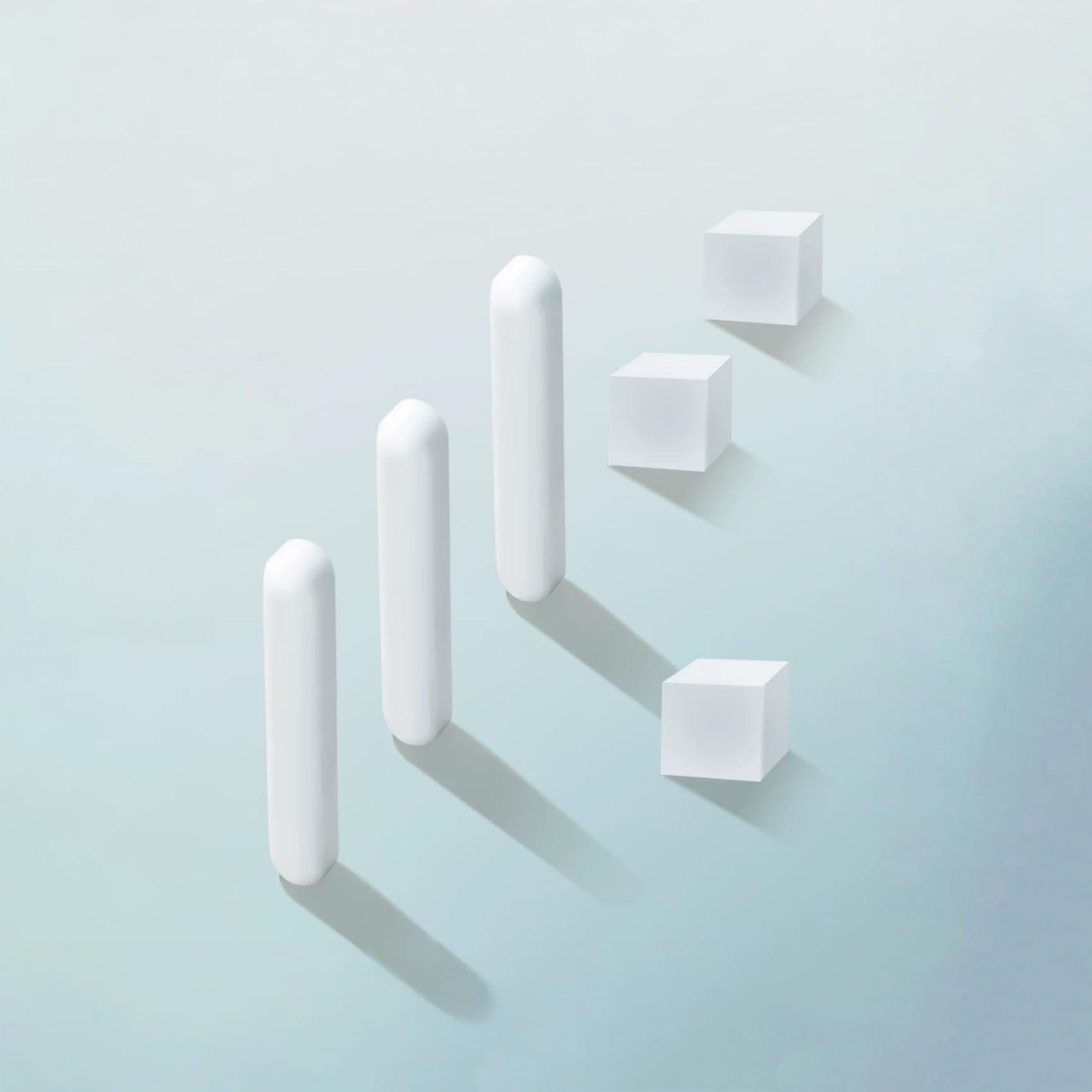 PTFE-Magnetrührstäbe, for Küvetten, kleine Rührstäbe for Laborrührer | PTFE-beschichtete NdFeB-Kernrührstäbe for Küvetten und kleine Behälter.(50pcs Cylindrical)
