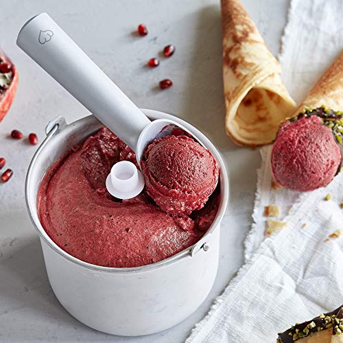 SPRINGLANE Eismaschine Elli 1,2 L mit selbstkühlendem Kompressor 135 W inkl. Edelstahl Zusatzbehälter, Eiscrememaschine aus Edelstahl mit entnehmbarem Eisbehälter, inkl. Rezeptheft – Bild 8