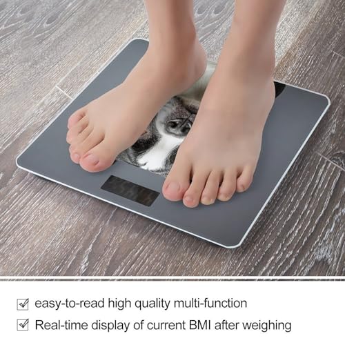 Báscula Digital de Baño FekiLoot con Plataforma Amplia miniatura 5