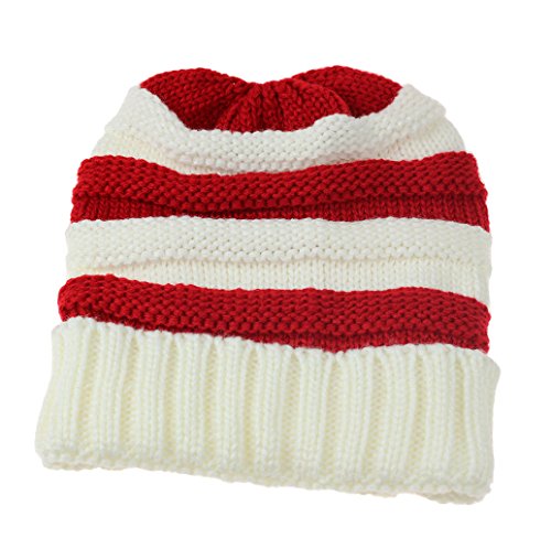 Gorro unisex de punto grueso para invierno miniatura 2