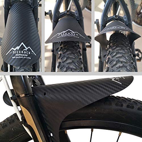 NICEDACK Bike Fender, Adjustable MTB Mud Guard, Front and Rear
