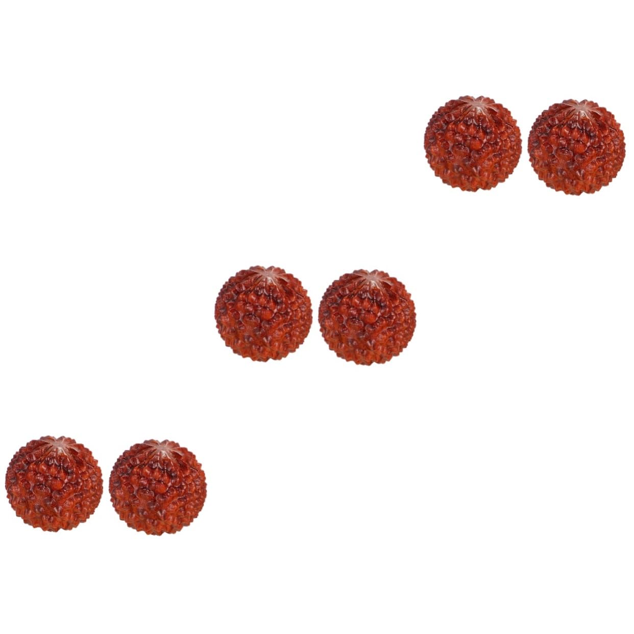 Healeved 3 Series Piezas De Mano De Huanghuali Juguetes Muñecos Masaje Con Bolas Puntiagudas Bolas De Masaje Manuales Bola Masajeadora Palo De Rosa Café 2 Piezas X 3