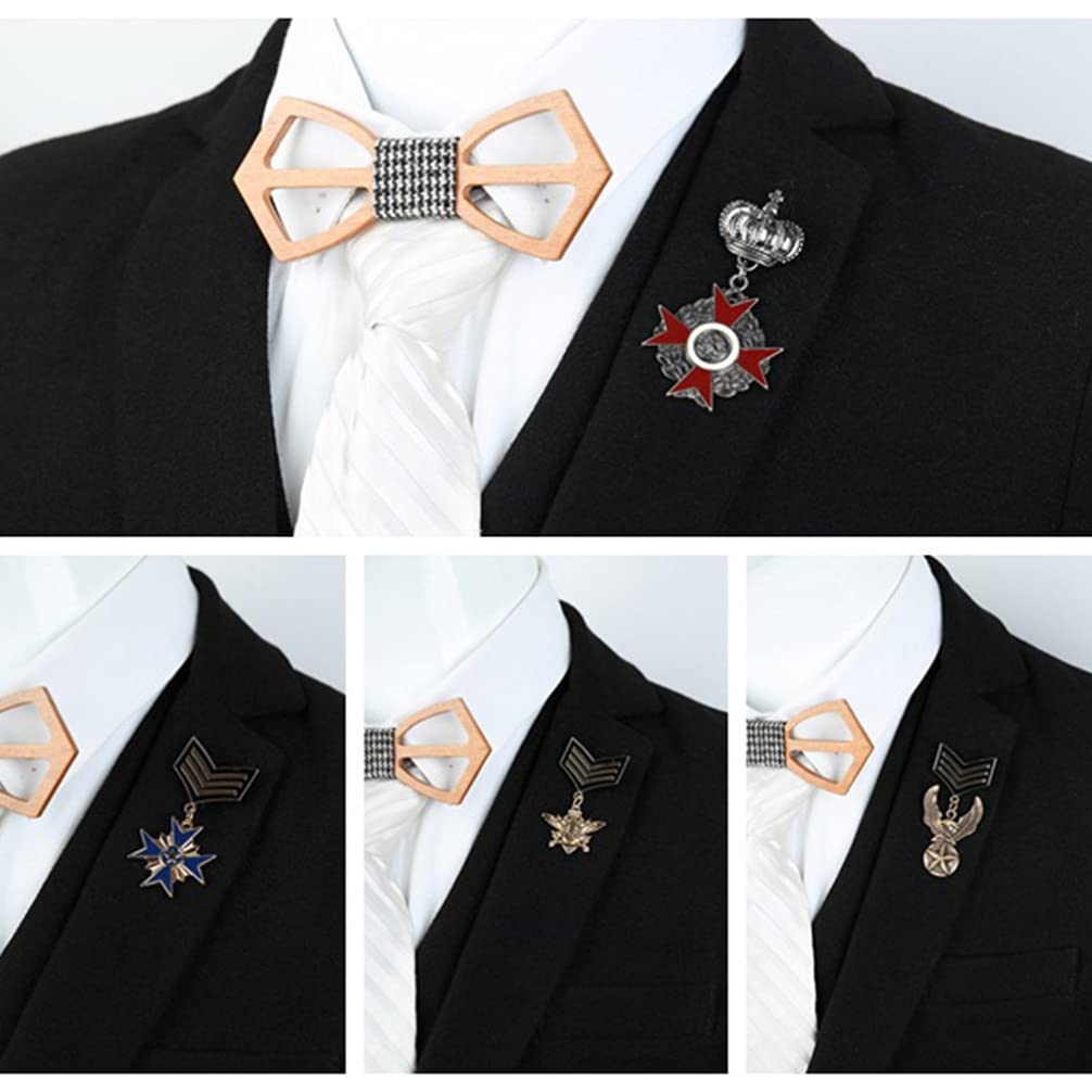 3pcs Soviet Birthday Pin Russian Gas Mask Colonial Boys Medal Star Costume Uniform Ribbon Vintage Brooch South Korea Metal Banquet