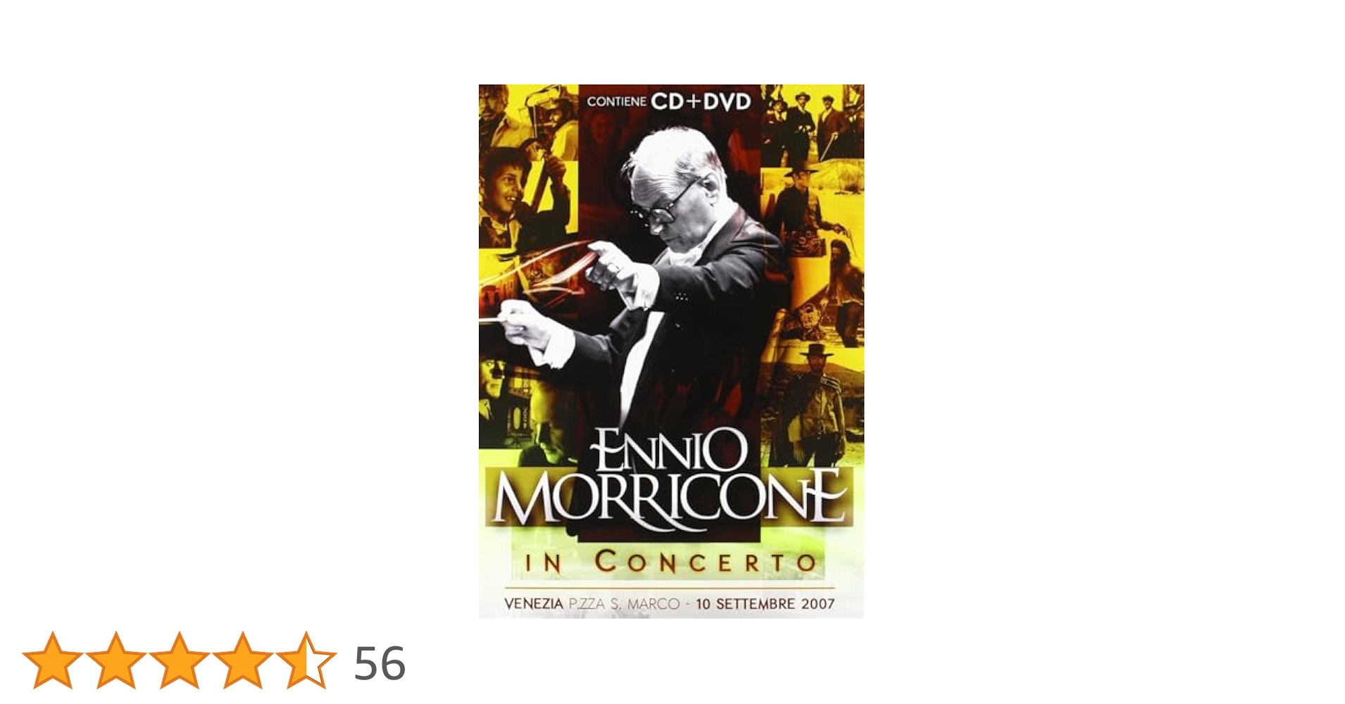 ENNIO MORRICONE IN CONCERTO／エンニオ・モリコーネ エンニオ・モリコーネ（Ennio Morricone） - UNIVERSAL MUSIC JAPAN