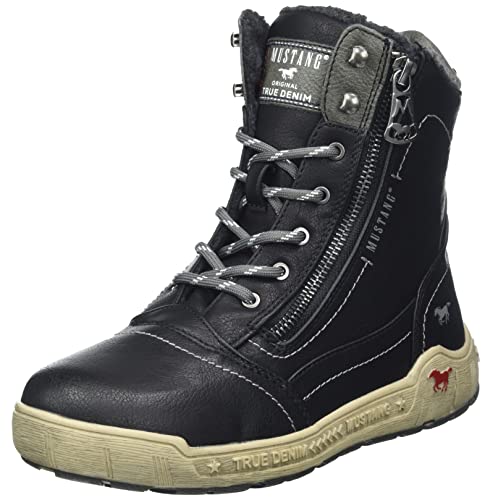 Mustang 1290-609, Botas Cortas al Tobillo Mujer, Negro, 36 EU Cover