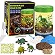 Dinosaurier Terrarium Set mit 3 Mini Dinos & Nachtlicht, Kreativ Pflanzen—Kit für Kinder ab 5-12 Jahre, Geburtstagsgeschenk