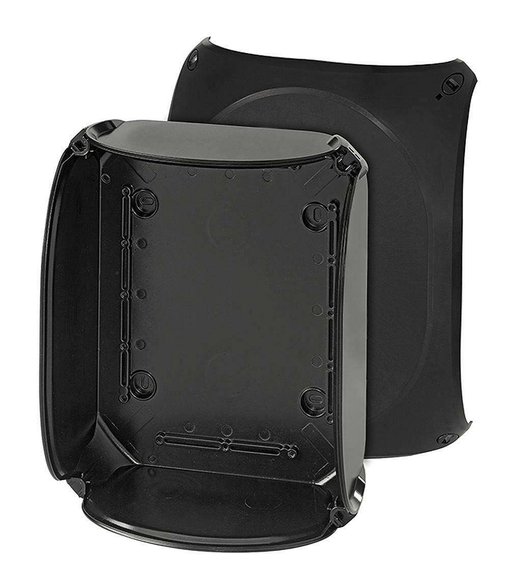 SCATOLA DI DERIVAZIONE PER PARETE IN POLICARBONATO COLORE NERO EB25B