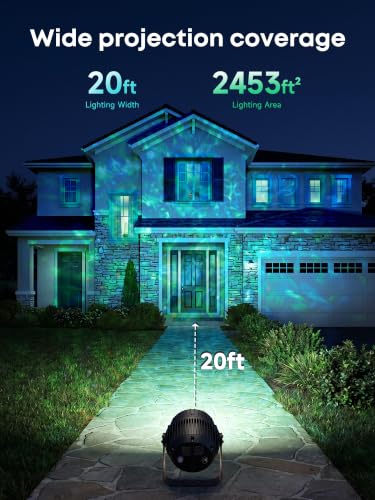 Image of PIKOY Halloween Projector Outdoor with App, Halloween Decorations Outdoor