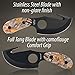 Maxam All in One Fixed Blade Skinning Knife with Gut-Hook, Camo, Full Tang, 7 Inch Knife Includes Nylon Sheath