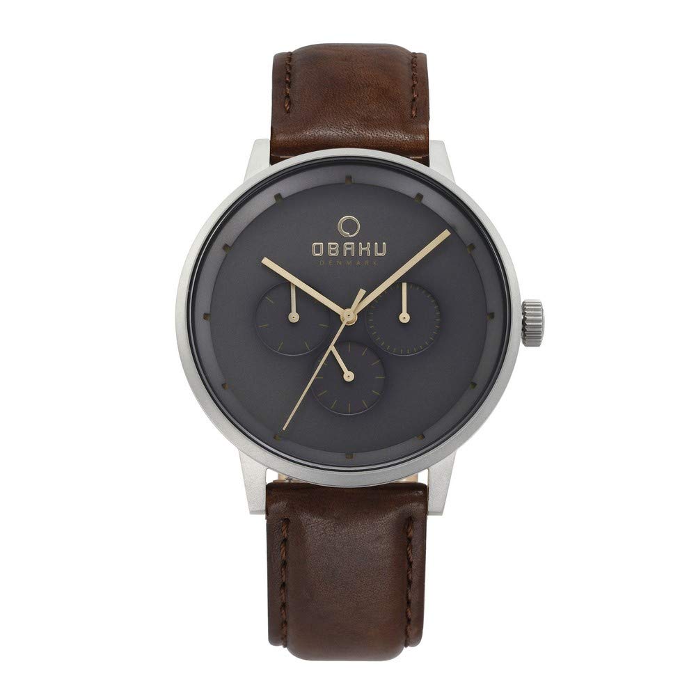 Obaku Analog Grey Dial Mens Watch-V208GMCJRN (B075JF3QG6) Amazon Price History, Amazon Price Tracker