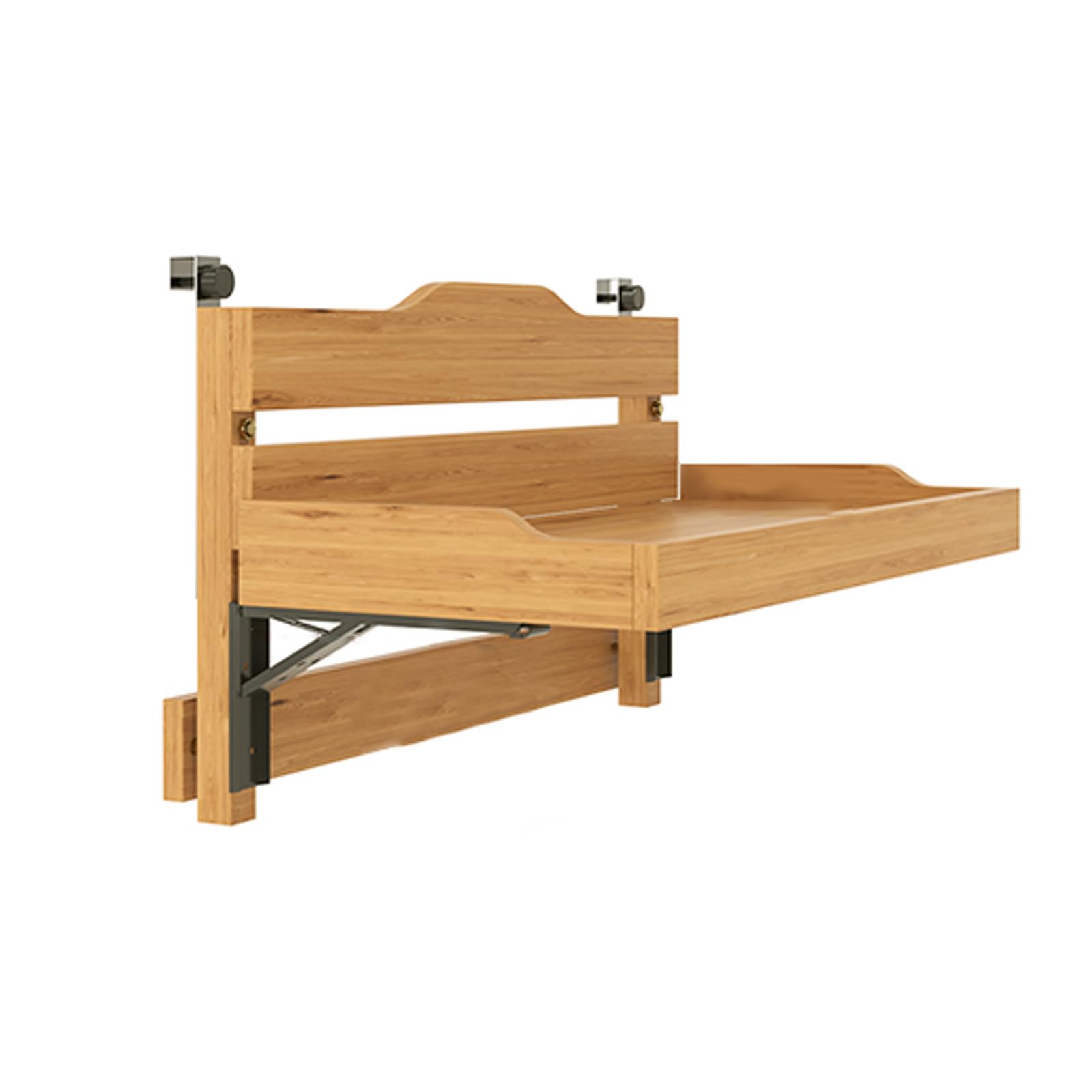 Table de balcon pliable réglable et peu encombrante à montage facile pour extérieur