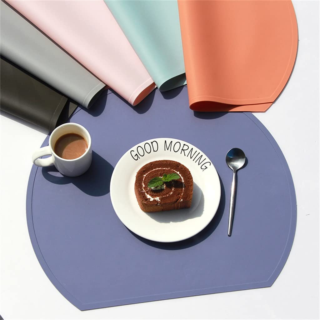 Décoration de Table, Sets de Table, Tapis de Cuisine en Silicone Morandi, Couleur Isolante Thermique, Style scandinave, Assiette pour la Cuisine Occidentale
