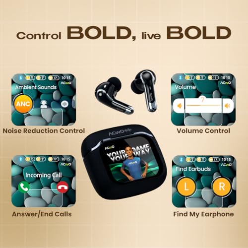 ACwO Dwots Bold Wireless Earbuds Black Bold Black - Image 5