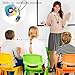 The Doorbell Sparkly Rainbow Teacher's Remote, Classroom Management Tool with Sparkling Lanyard, 38 Chimes & 4-Level Volume for Home,Classroom (1)